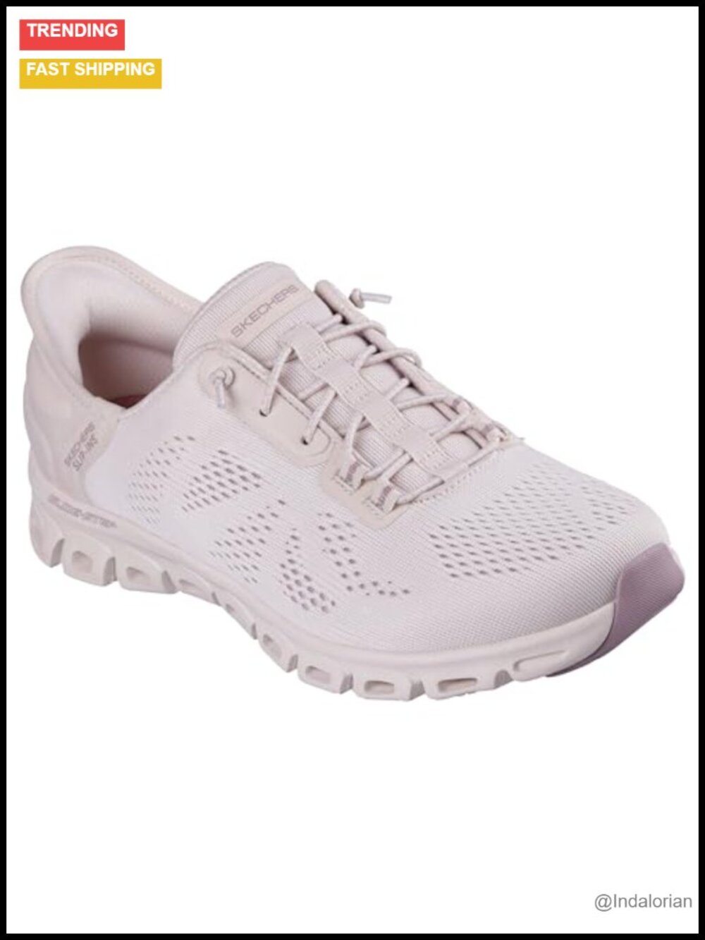 Skechers Glide-Step Amore Hands Free Slip-ins Mesh Walking Sneakers